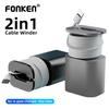 FONKEN 2 In 1 Silicone Charger Protector Data Cable Winder For Apple iPhone 18W/20W Power Adapter Case Anti-Break Data Cord Storage