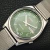 ЯПОНИЯ ВИНТАЖ SEIKO 5 АВТОМАТИЧЕСКИЕ МУЖСКИЕ ЧАСЫ АРАБСКИЙ ЗЕЛЕНЫЙ ЦВЕТ ЦИФЕРБЛАТА a701302-5