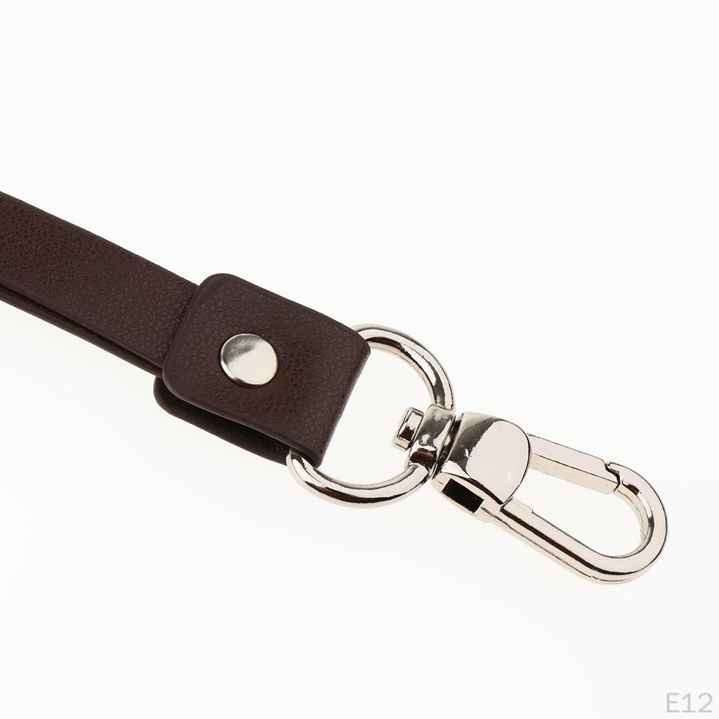Ретро PU кожаный шейный ремешок шнурок металлический зажим для карт бейджей
