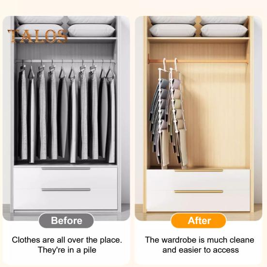 Стойка для хранения брюк и вешалки для брюк, прочная, легко устанавливаемая, многофункциональная, органайзер для шкафа, стойка для брюк и вешалки для брюк