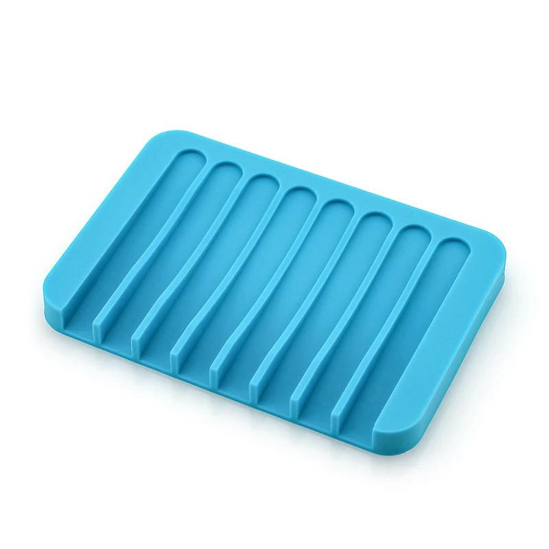 Самоосушающиеся мыльницы, силиконовые мыльницы, держатели для душа, ванной комнаты, кухни, ванны, бритвы, губки, нескользящая конструкция