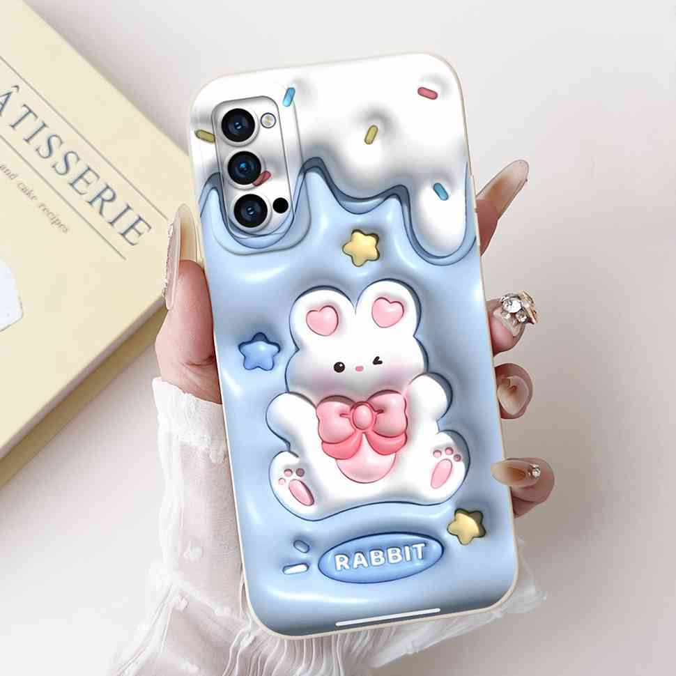 For Oppo Reno4 Pro 5G Case CPH2089 Luxury Art Painted Cover For Oppo Reno4 Reno 4 Pro 5G Phone Case Protector Soft Cover
