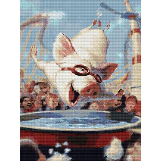 Huacan Алмазная картина вышивка крестиком Свинья 5D DIY Алмазная вышивка Мозаика Наборы страз животные