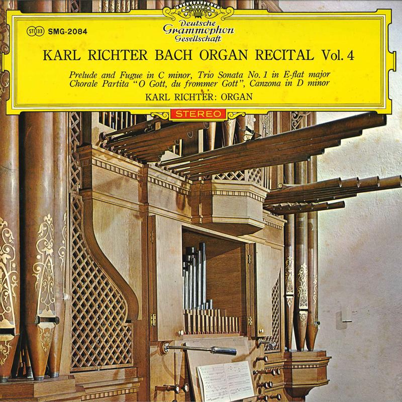 LP Пластинка КАРЛ РИХТЕР (ОРГАН) - Карл Рихтер Бах Органный recital Том SMG2084 DEUTSCHE GRAMMO - Япония Obi Классика Б/У