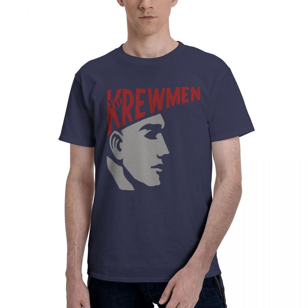 80-е The Krewmen JOY Подарок День рождения Рождество 100% Хлопок Повседневная Дышащая Удобная Аниме Футболки Футбол 2025 Забавный Подарок