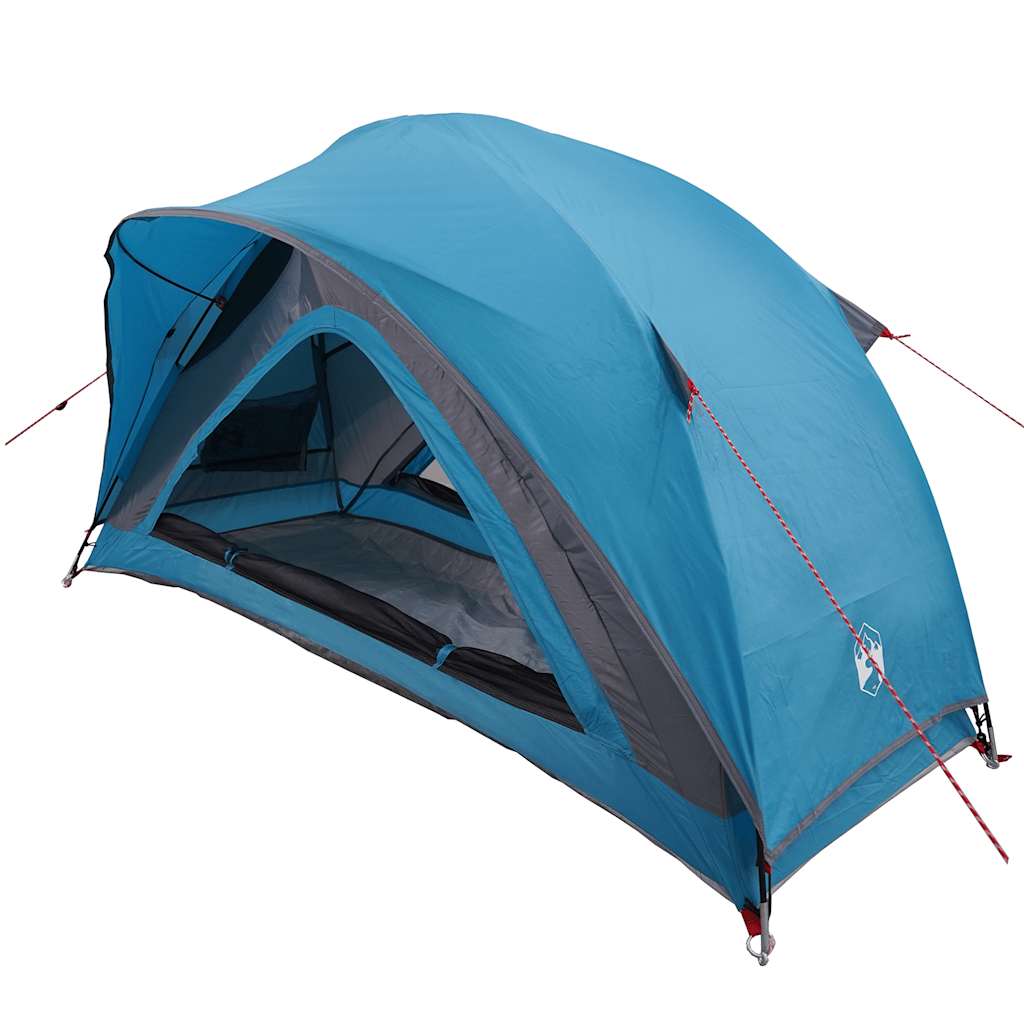 1 Person Camping Tent Blue Waterproof