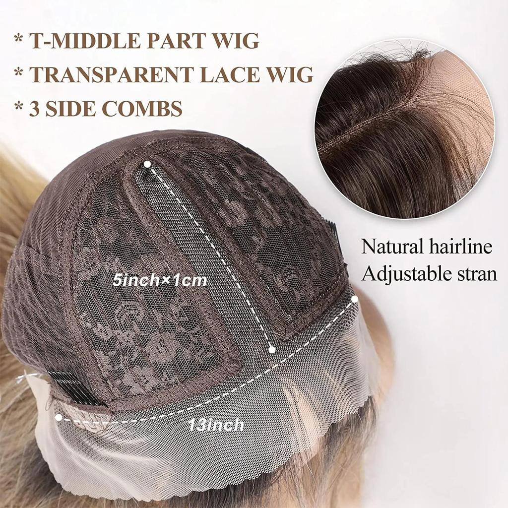 ALAN EATON Блондинка 13*1 кружевные фронтальные короткие синтетические парики Ombre темные корни натуральные искусственные волосы для женщин парик шнурка высокая температура