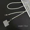 Long Crossbody Pearl Strap Anti-lost Sling for Phone Case Universal Clip Bag Phone Lanyard