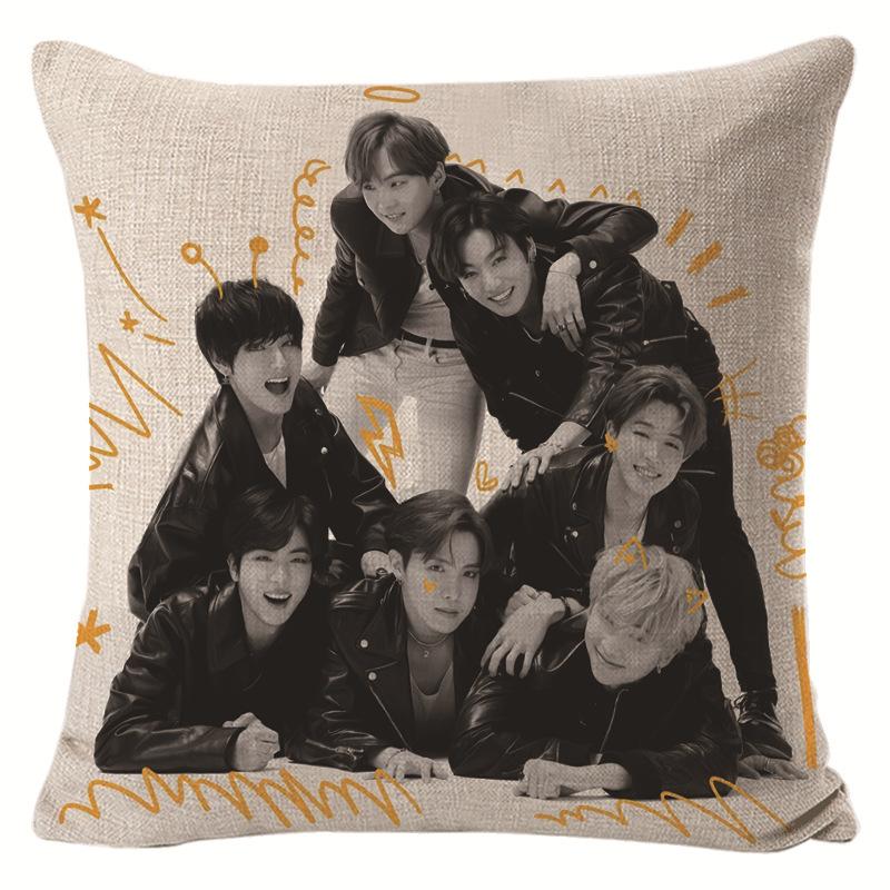 BTS Подарок для фанатов Диван Декоративная наволочка Подушка