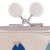 Maeda SenkoGoshiki Hanbudo 2.5 Square Coin Purse (with Beads) (Mount Fuji Series)