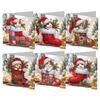 Diamond Painting Christmas Cards Diamond Painting Greeting Cards DIY Diamond Art Cards Arts Crafts for Birthday Thanksgiving Day