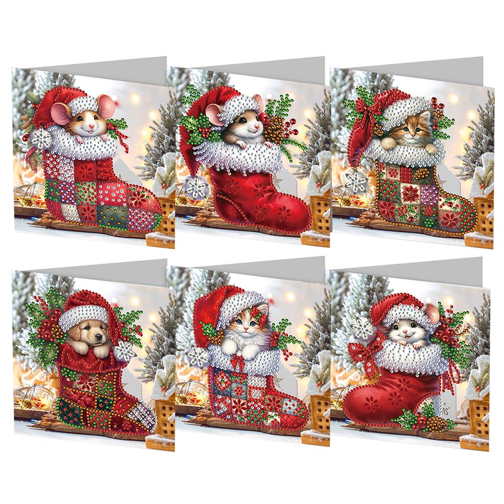 Diamond Painting Christmas Cards Diamond Painting Greeting Cards DIY Diamond Art Cards Arts Crafts for Birthday Thanksgiving Day