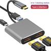 Док-станция USB 3/0 HDMI с четырьмя портами для ноутбука и несколькими экранами MST