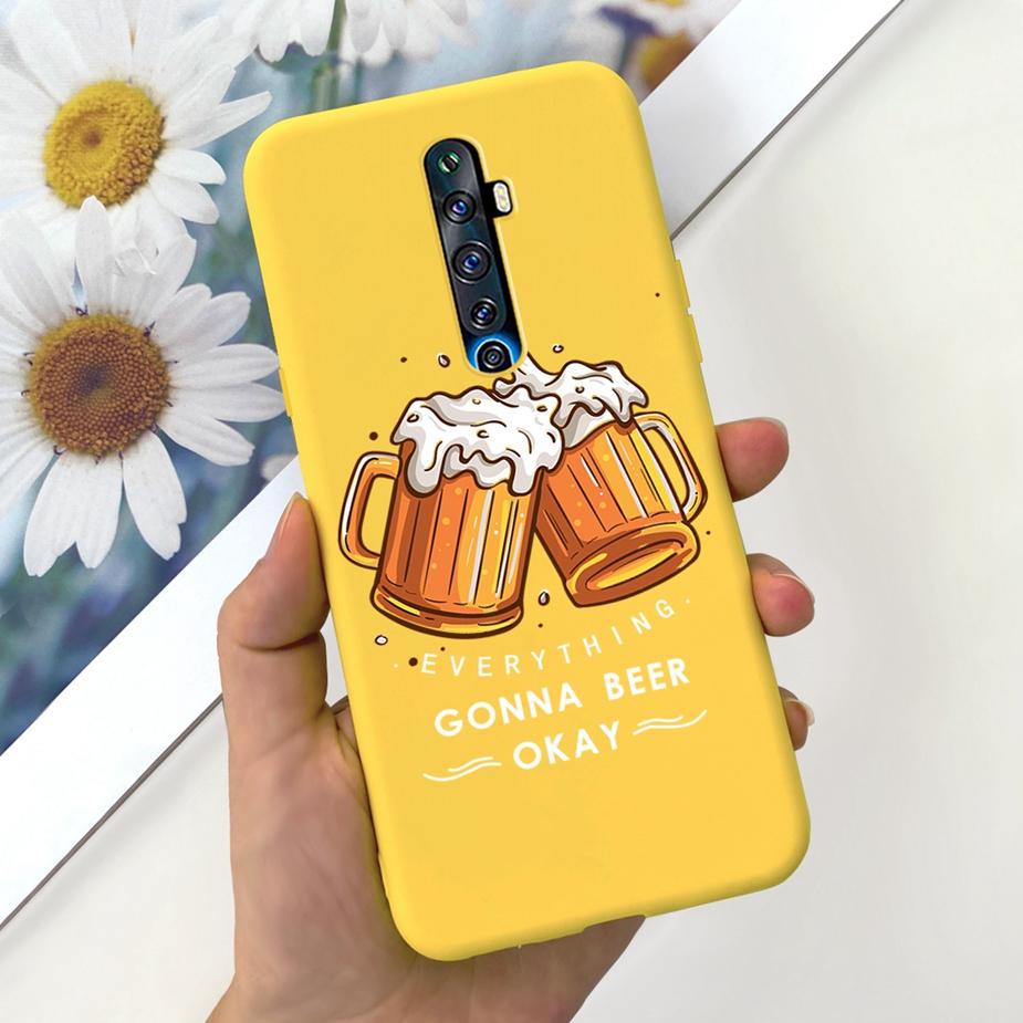 For Oppo Reno 2 Case Reno 2F 2Z Cute Fashion Cartoon Cover Soft Silicone Phone Cases For Oppo Reno2 F Z Reno 2Z 2F Reno2F Bumper