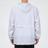 adidas Essentials Тканая повседневная дышащая куртка Newblock с капюшоном, мужская верхняя одежда, белая H40233