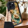 Phone Case: 2D flat, suitable for iPhone 18, 17, 16, 15, 14, 13, 12Pro protective case, small river boating, perfect Christmas and Halloween holiday g