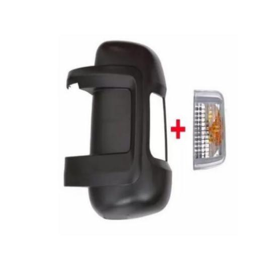 Крышка зеркала и желтый сигнал для Fiat Ducato Citroen Jumper Peugeot Boxer 2006-2020, высокое качество, OEM 735424438 735424437