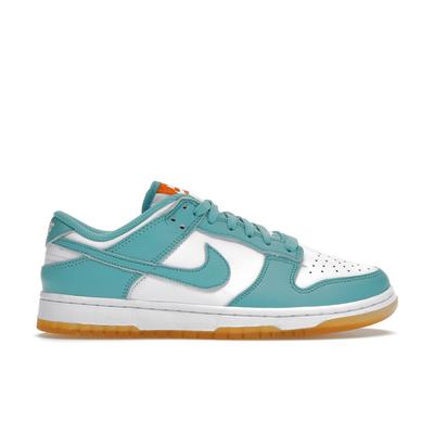 Женские кроссовки Dunk Low Teal Zeal Бело-бирюзовый кумкват DV2190-100