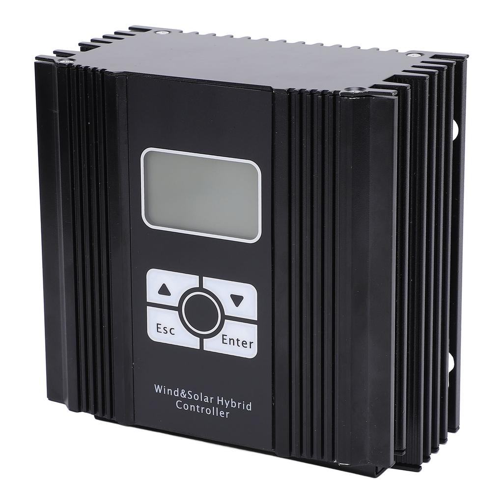 Wind Solar Hybrid Charge Controller 12V/24V MPPT Technology LCD Display Solar Panel System