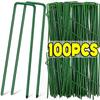 Bend-free U-shaped Garden Nail Durable and Sturdy Fence Tubing Stakes Sod Pins  Plastic Films