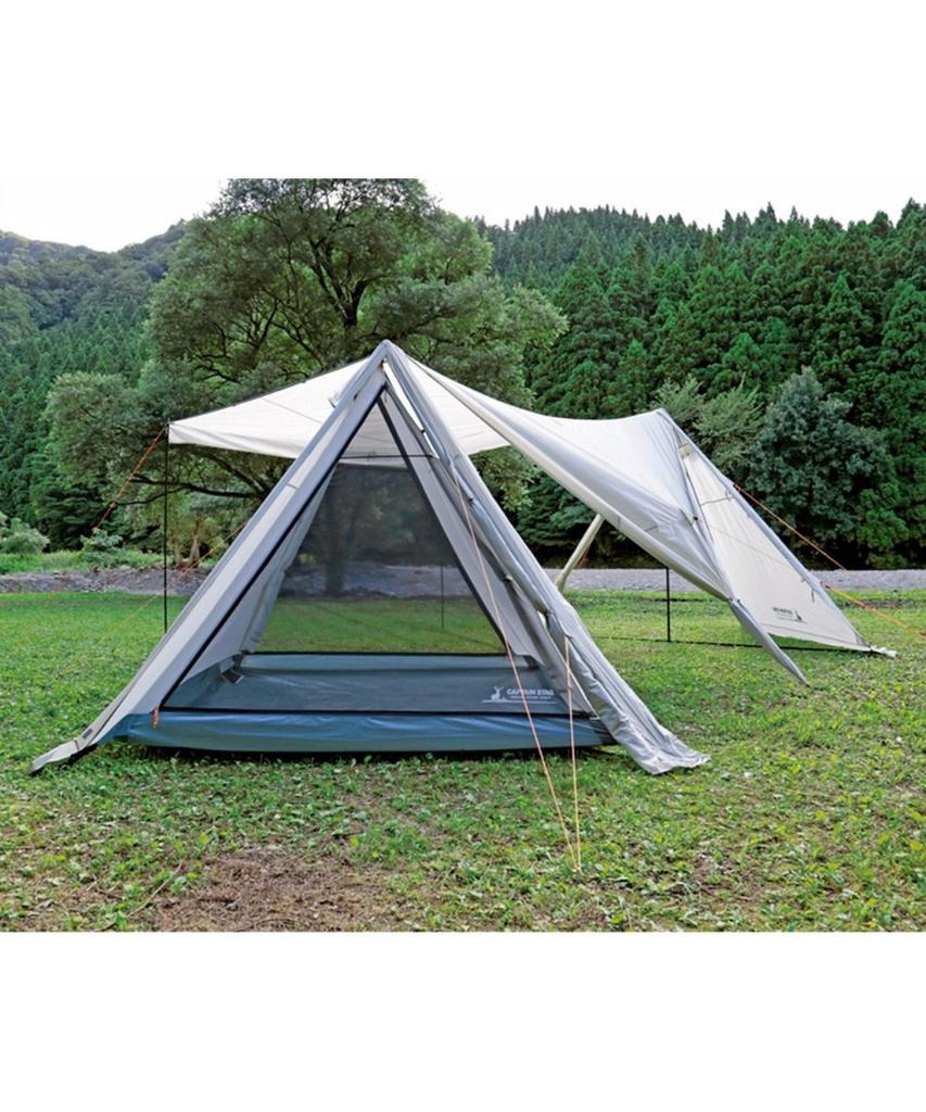 CAPTAIN STAG Палатка брезентовая Camp Base для 4-5 человек 680 x 380 x обработка H220 В комплект входит сумка для переноски CS Classics [Размер см] УФ/ПУ UA-39