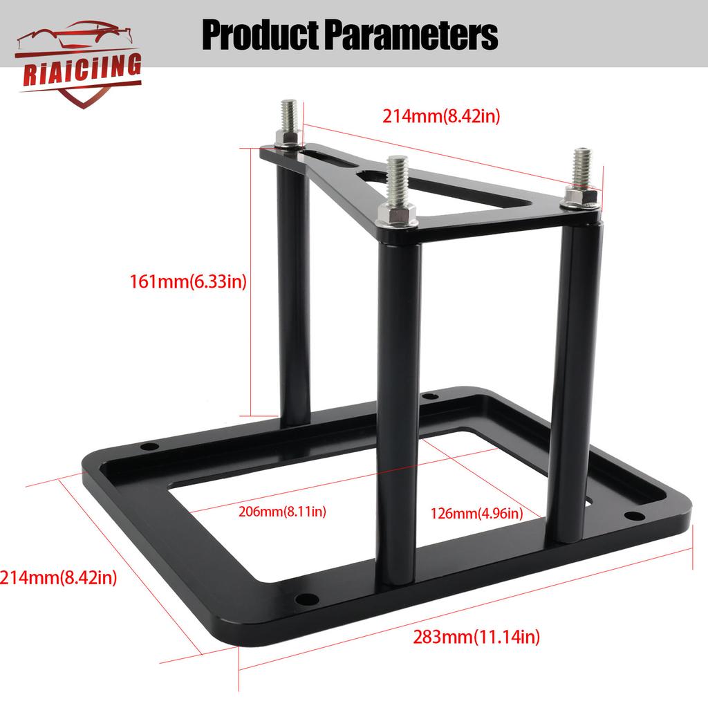 Item Number 551181! Universal Billet Battery Tray and Trunk Relocation Hold Down Box for Auto Parts