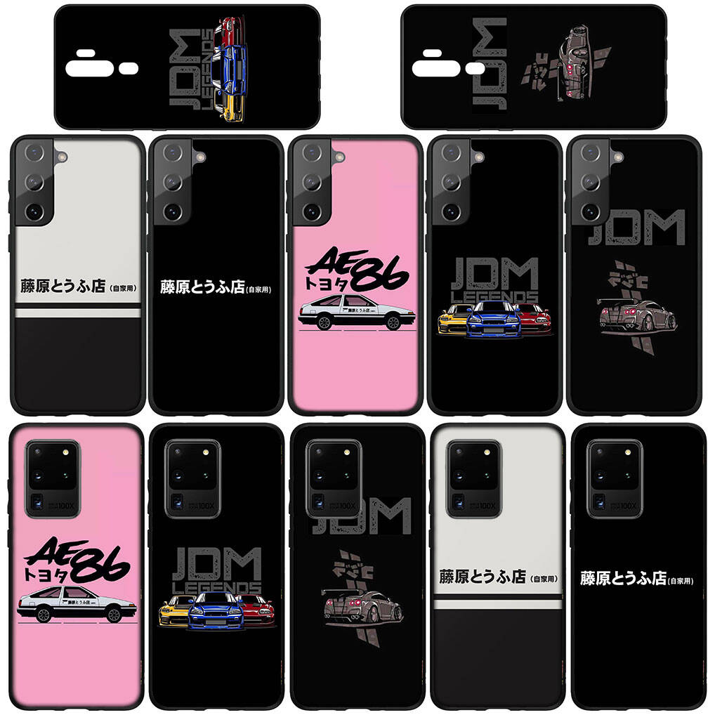 for Motorola Moto Edge 60 50 G54 G86 Samsung Galaxy S25 iPhone 17 16 15 Xiaomi Redmi Note 14 13 Pro Max Case Supercar Initial D Super Car AE86 Cover
