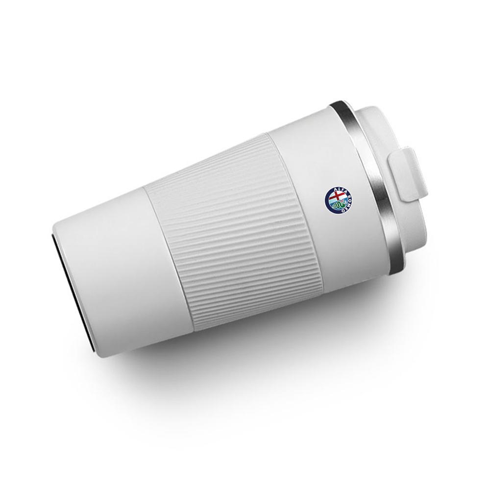 Thermo Cafe Coffee Mug Thermal Mug for Tea Water Coffee Car Thermos Mug For Alfa Romeo Stelvio Giulietta Tonale Disco 156 Mito ctv122