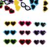 50pcs Flat Back Resin Mini Sunglasses Heart-Shaped Simulation Toy Kawaii Resin Ornaments  Scrapbook