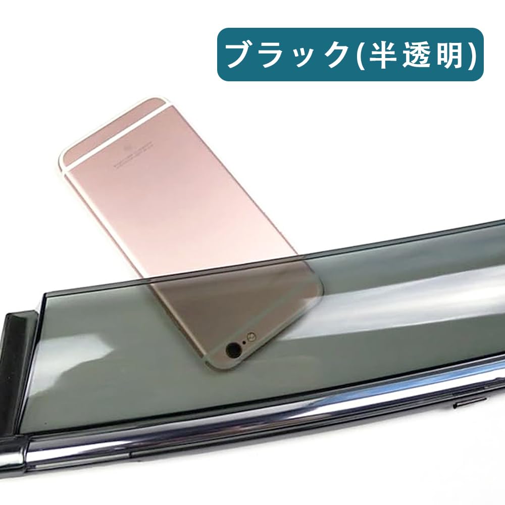 OKAYOHINN Door Side Window Rain Sun Defender Exterior Black Acrylic Left and Right Set of Easy Compatible with 2023 N-BOX JF5/JF6 Visors, Visors,