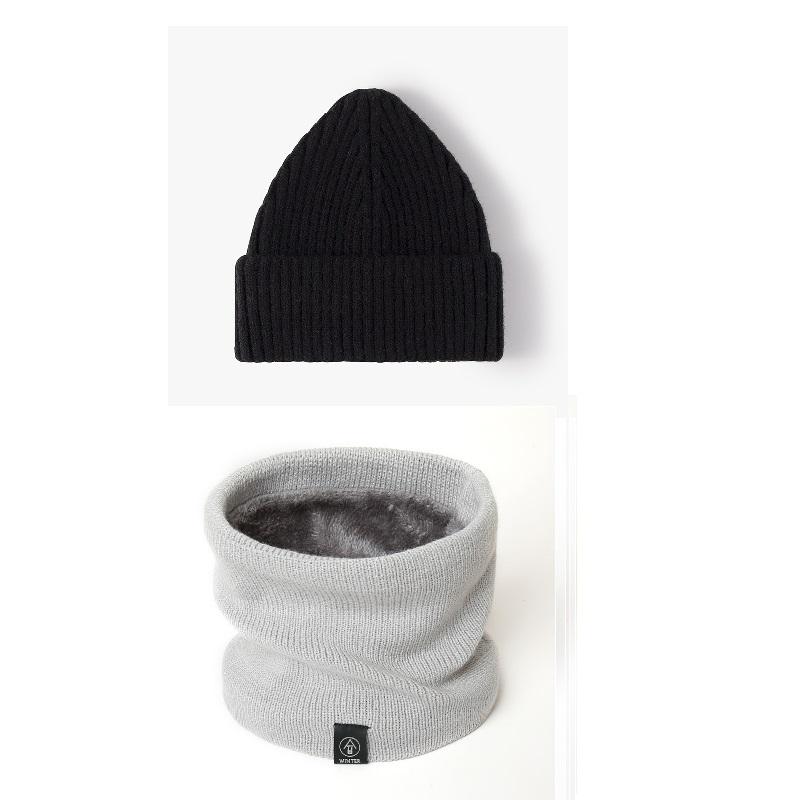 Chunky Knit Beanie Hat for Men And Women Thick Warm Soft Stretchy Wool Acrylic Winter Cap for Girls