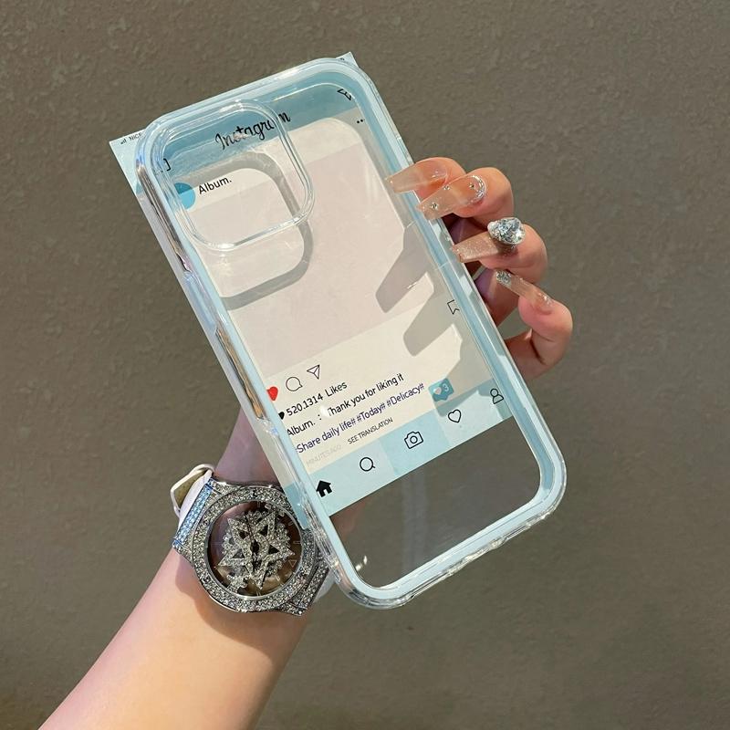 Transparent Candy Phone Case For iPhone 11 12 13 14 15 16 17 Pro Max Plus Air Clear Shockproof Bumper Back Cases Cover