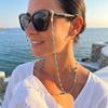 Turquoise Eyeglass Holder Necklace Anti-Lost Eyeglass Lanyard  Sunglasses Decoration