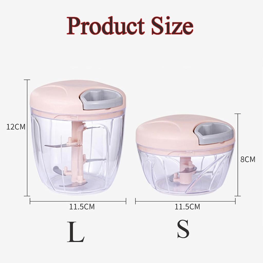 500/900 мл ручной измельчитель бытовой чеснока лука давилка еда овощи быстрая нарезка мясорубка кухонный инструмент аксессуары