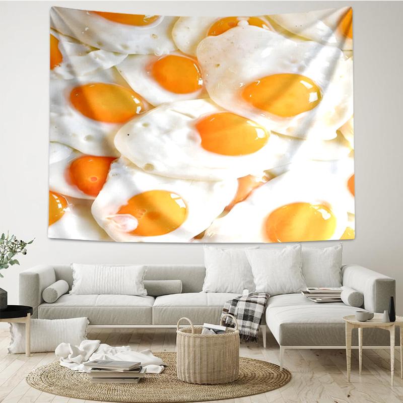 Egg Yolk Delight Quick-Dry Tapestry Hanging for Bedroom,Livingroom, Playroom,Decor Art Room Wall Tapestry Holiday and Birthday Gifts