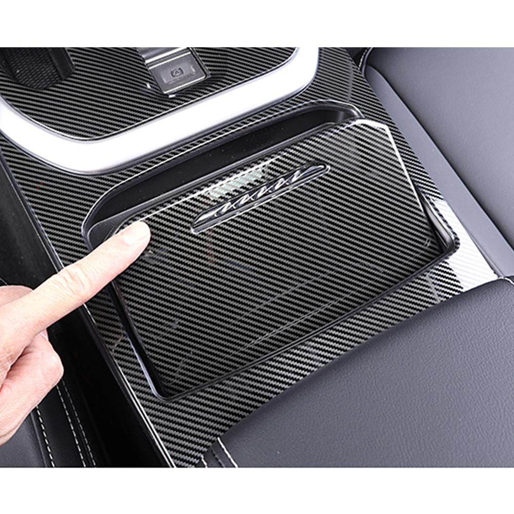 BHA1 Аксессуар для интерьера для Haval Jolion 2021-2024 Органайзер для центральной консоли автомобиля Панель-крышка Отделка Наклейка из нержавеющей стали