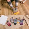5 Pairs of Autumn and Winter Cross-shaped Thickened Warm Couple Socks and Rabbit Wool Socks