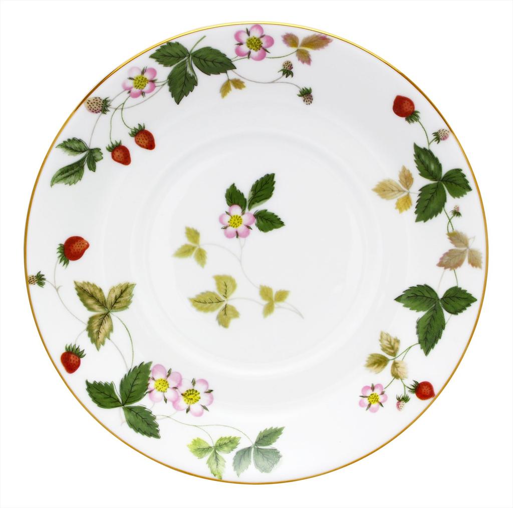 [Officially Imported] Wedgwood Wild Strawberry Cup & Saucer (Delphi) Wedding Gift 1053375
