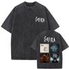 Стирка Винтажная Металлическая Рок-Группа Gojira Футболка От Марса К Сириусу Футболки Мужские Женские Готическая Панк Оверсайз Футболки Уличная Одежда