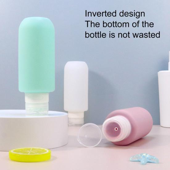 Yousheng 200ml Dispensing Bottle Large Capacity Good Sealing Leak-proof Portable Silicone Travel Shampoo Body Wash Refillable Bottle Woman Supply