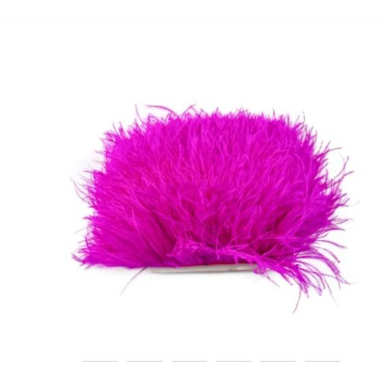 Белая страусиная перьевая отделка для свадебного платья, вечеринки, декоративной одежды, швейные аксессуары, 10-22 см, длинная бахрома из перьев