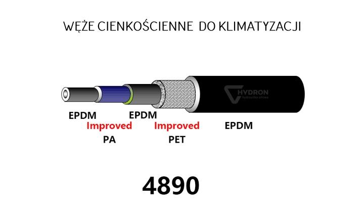 Шланг для кондиционера тонкостенный DN16 G12