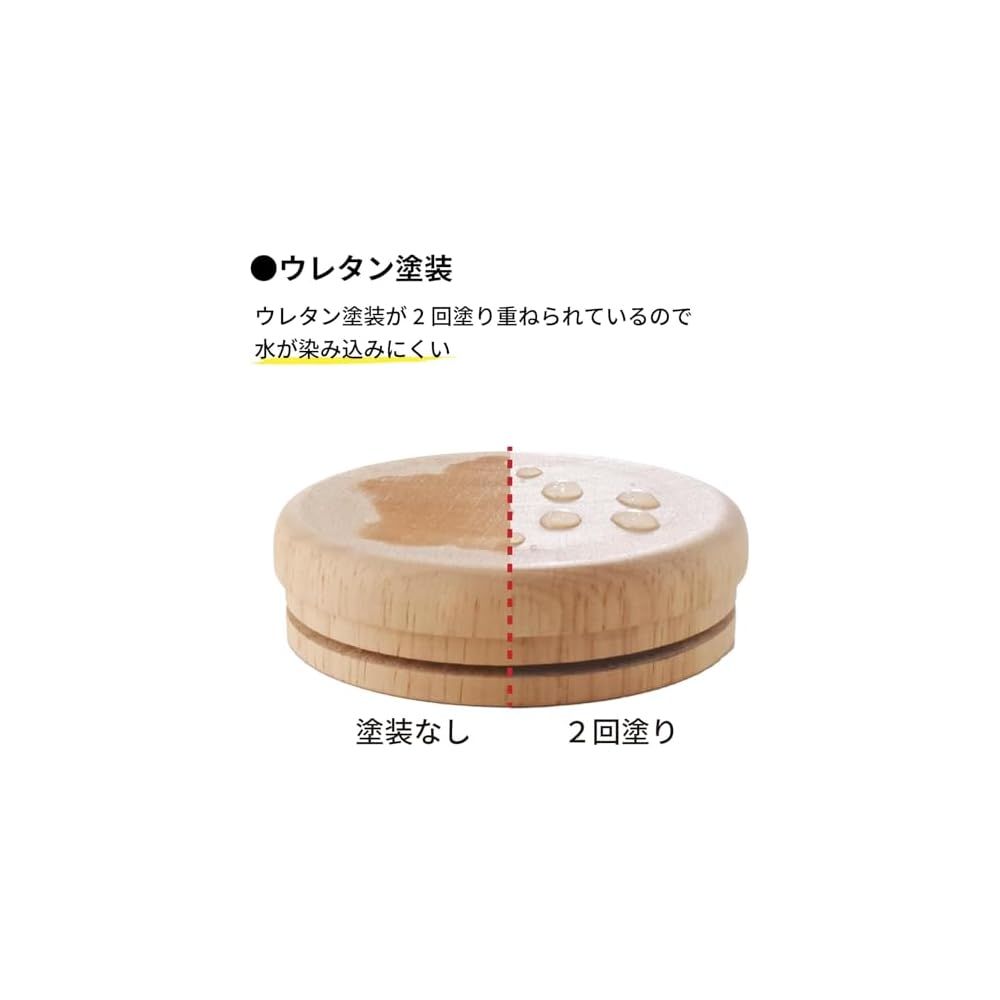 Ernest Stainless Steel Kitchen Tool Stand - Sound-dampening, removable wooden base, easy to clean,