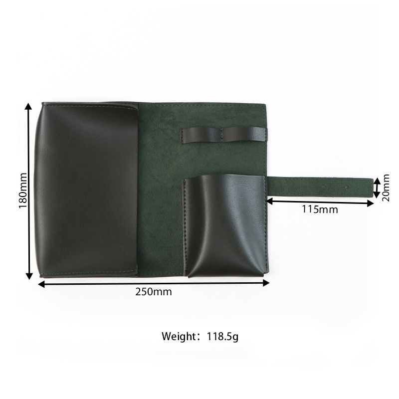 PU Leather Travel Electronic Storage Bag Portable Travel Essentials Data Line Storage Pouch for Power Banks & Accessories Gifts