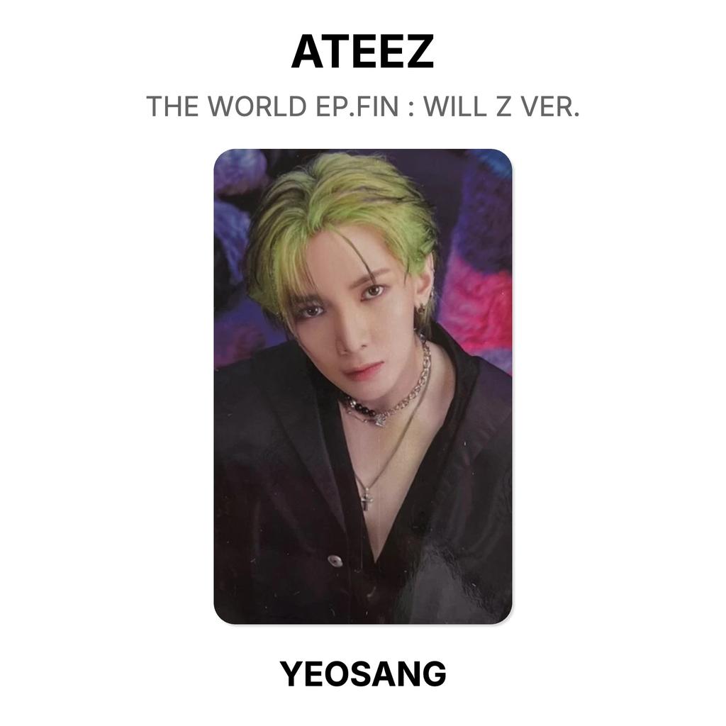 ATEEZ МИР EP.FIN : WILL Z VER. Официальная фотокарта