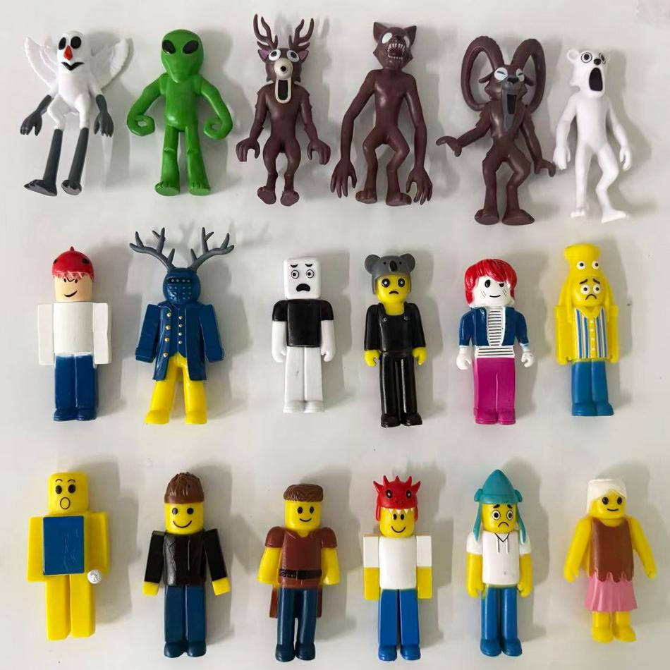 Новый набор фигурок '99 Ночей в Лесу': Олень, Сова, Коза, Монстр. Модель, Конструктор, Фигурка, Пластиковая игрушка, Подарки