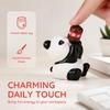 Resin Cute Animal Ornament Drinking Coke Pose Animal Cake Topper Resin Animal Statue  For Kids