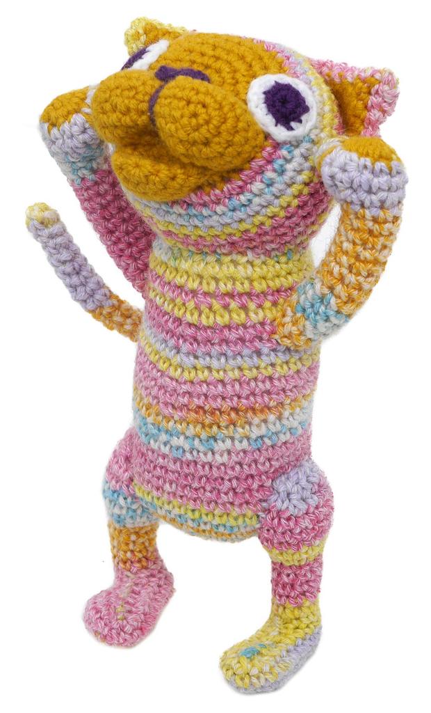 NASKA Amigurumi Kit Miguel the Cat (Made with Knifemela and Ghazal Cotton) by Elta Design, Hiroko Takeda, HT-27