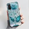 For TCL 205 4187D Case Luxury Fashion Butterfly Flowers Painted Black Soft TPU Silicone Protective Bumper Cover for TCL205 Case