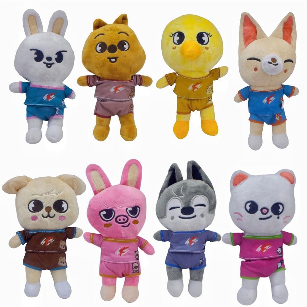 8PC Plush Stuffed Toys Soft Throw Pillow Decorations, Kids Birthday Party Preferred Gift For Holidays, Birthdays